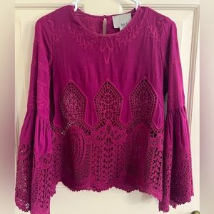 Chloe Oliver Anthropologie XS Top
